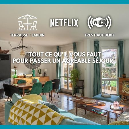 T3 Calme - Ideal Famille & Pros - Parking - Jardin - Wifi - Netflix Besançon Exteriör bild