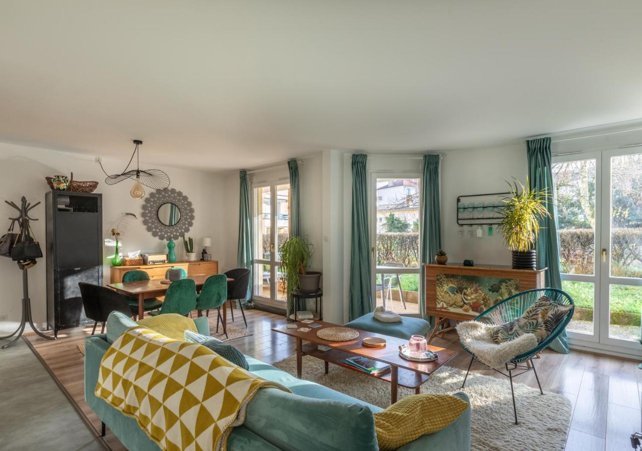 T3 Calme - Ideal Famille & Pros - Parking - Jardin - Wifi - Netflix Besançon Exteriör bild
