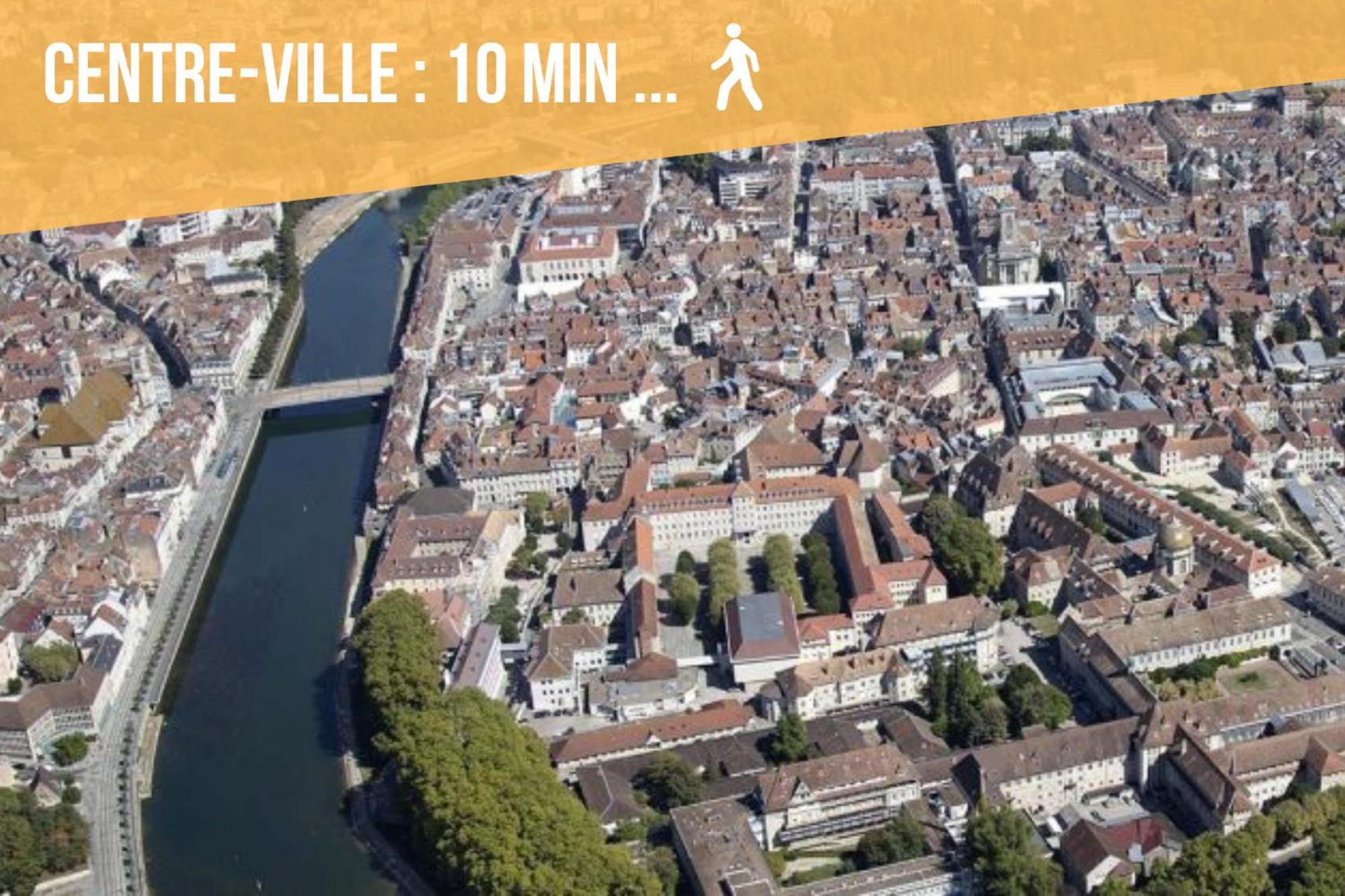 T3 Calme - Ideal Famille & Pros - Parking - Jardin - Wifi - Netflix Besançon Exteriör bild